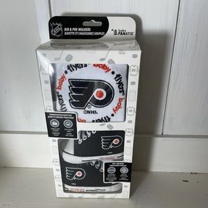 Philadelphia Flyers NHL Licensed Baby Fanatic Bib & Pre-Walker Shoe Set